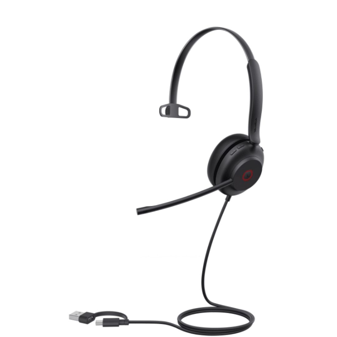 Yealink Yealink Headset 1308166 UH35 Mono UC USB-C A professional USB-wired headset HE 290872 1308166 (1)