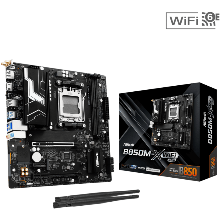 ASRock Inc. ASRock MB B850M-X WIFI R2.0 AMD B850 AM5 Max.128GB DDR5 Micro ATX Retail MB 299550 B850M-X WIFI R2.0