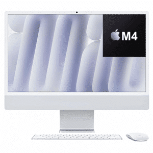 Cpu Desktop Computador De Escritorio Apple Imac Aio M4 16gb 256gb-ssd 24inch Bt Wifi Cam  Ios Silver - Computadores - MWUU3LLA