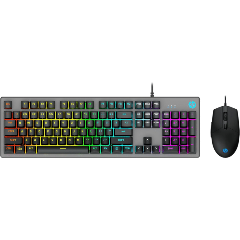 Hp Km300f Wired Gaming Keyboard & Mouse Combo Membrane Backlit, Metal Panel (spanish) - Moq 20 Pcs. Per Master - New - 1 Year Manufacturer Warranty - 6948391228235