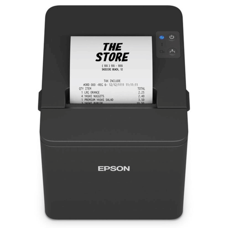 Impresora Epson Termnica Lineal Tm-t20iv 203dpi 250mm-seg Ethernet Usb-b Rs-232 Black -c31cl47022