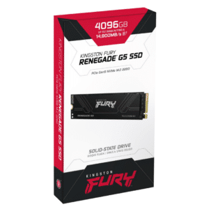 Kingston FURY Renegade G5 4 TB Solid State Drive - M.2 2280 Internal - PCI Express Nvme (pci Express Nvme 5.0 x4) | SKU SFYR2S/4T0 - SSD - SFYR2S/4T0 - KINGSTON - 740617349504 - SFYR2S/4T0