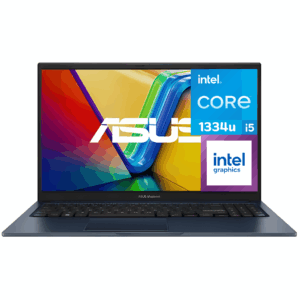 Laptop Asus Vivobook Intel Core I5-1334u Ram 16gb 1tb Ssd 15.6" Fhd Freedos   Incluye Mochila + Mouse Color Quiet Blue + Kaspersky Standar EspaÑol - X1504va-nj2975