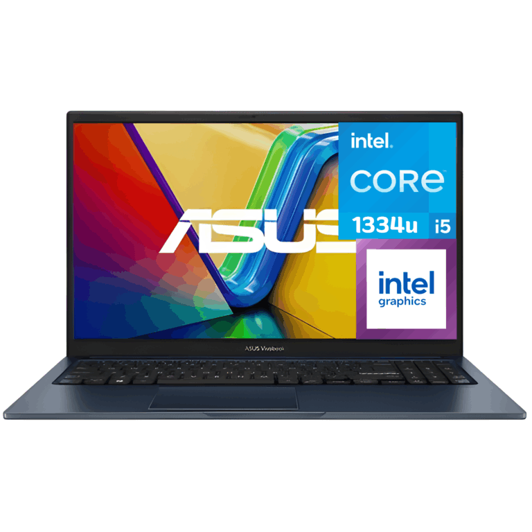Laptop Asus Vivobook Intel Core I5-1334u Ram 16gb 1tb Ssd 15.6" Fhd Freedos   Incluye Mochila + Mouse Color Quiet Blue + Kaspersky Standar EspaÑol - X1504va-nj2975