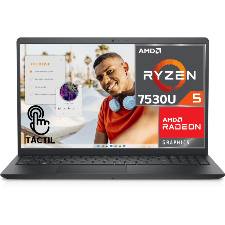 Laptop Dell Inspiron 15 3535 Amd Ryzen 5 7530u (7th) (13va En Intel) Ram 8gb Ssd 1tb (1000gb) Pantalla 15.6" *touch* Fhd (1920x1080) Black Windows 11 Home Ingles - I3535-a616blk-pus