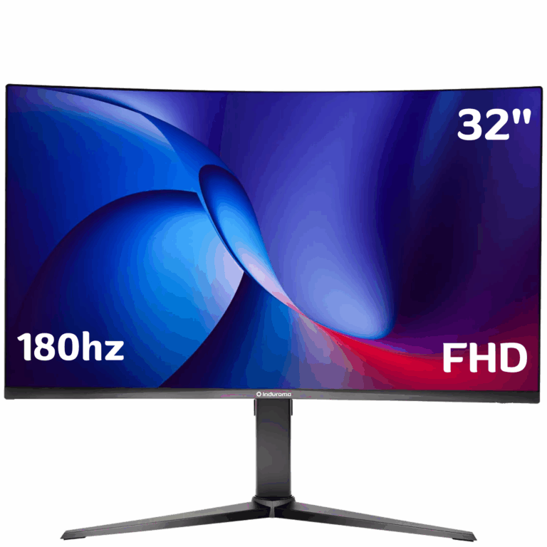 Monitor Indurama Vortix Ultra Curvo 32" 32mimnavu Led 1920 X 1080 16:09 180hz 1x Display Port 1 Hdmi (1.4)  Incluye Cable Hdmi Black - 7861041153468