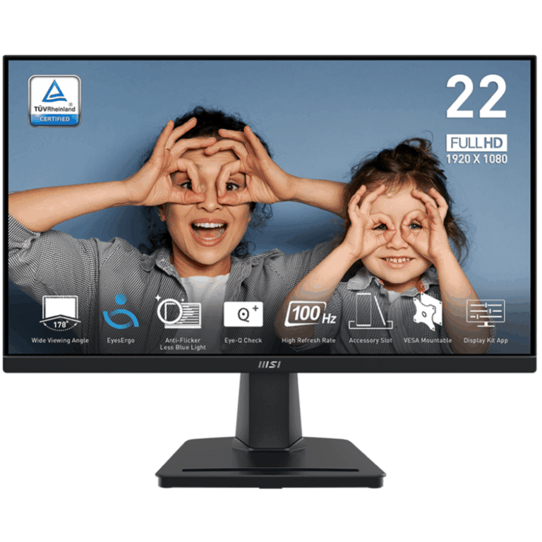 Monitor Msi 21.4" Pro Mp225v - 9s6-3pe0cm-003 - 824142383056
