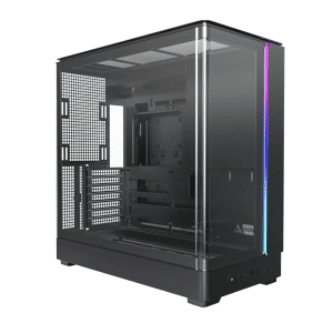 MONTECH KING 45 KING45B ATX PC Case, Curved Panoramic Glass, Chimney Airflow, 360mm Radiator Support (black) | SKU CS-K45B5 - CS - CS-K45B5 - MONTECH - KING45B