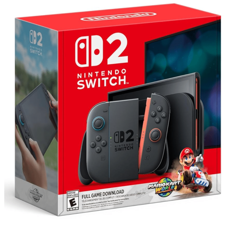 Nintendo Switch 2 + Mario Kart World Bundle - New Factory Sealed - 1 Year Manufacturer Warranty - 45496885595