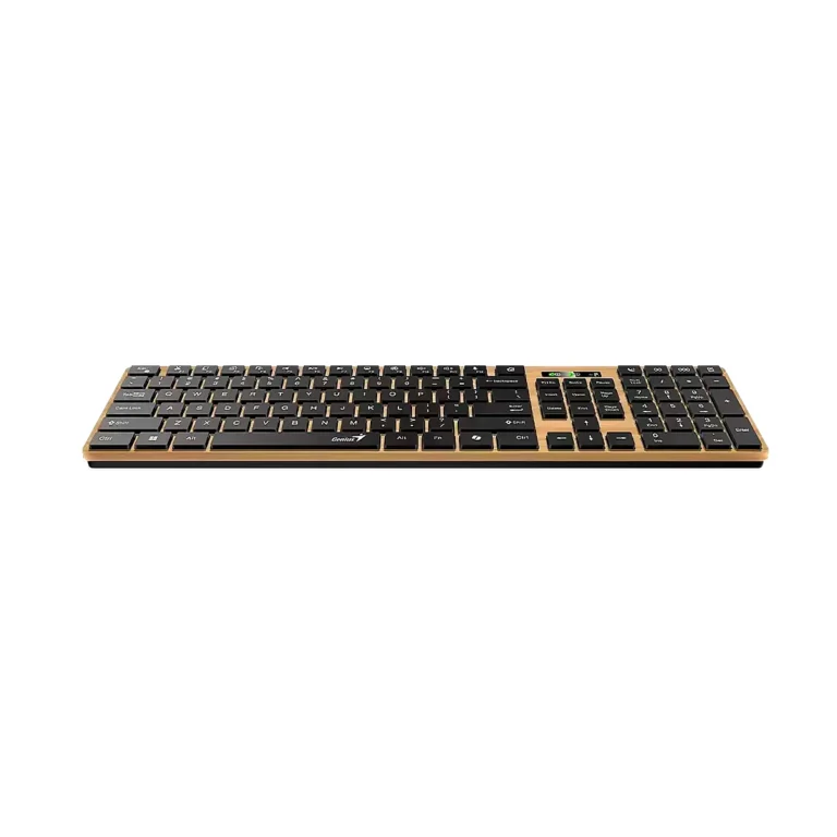 Teclado Genius Slimstar 7250bt Wireless Ai Bt Pine Wood - Teclados - 31320004401