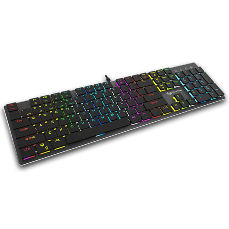 Teclado Meetion Mt-mk80 Ultra Slim Mecanico Iluminado - Mt-mk80
