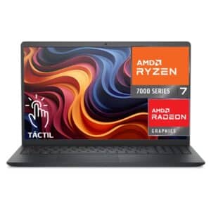 Laptop Dell Dc15255 Amd Ryzen 7 7730u (7th) (13va En Intel) Ram 16gb Ssd 512 Gb Pantalla 15.6" Fhd (1920x1080) *touch* Windows 11 Home Ingles Dark Negro - Ldc15255-a117blk-pus - G8mk9