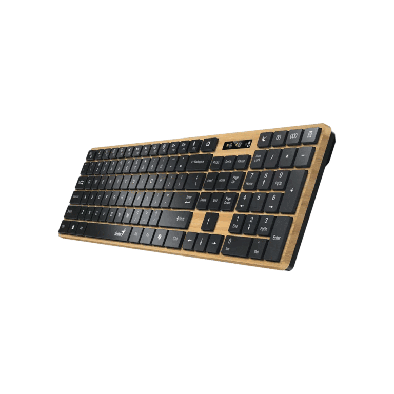 Teclado Genius Slimstar 7250bt /bt Y Wireless /copilot /pila Aaa 2 /win /mac /chrome /android
