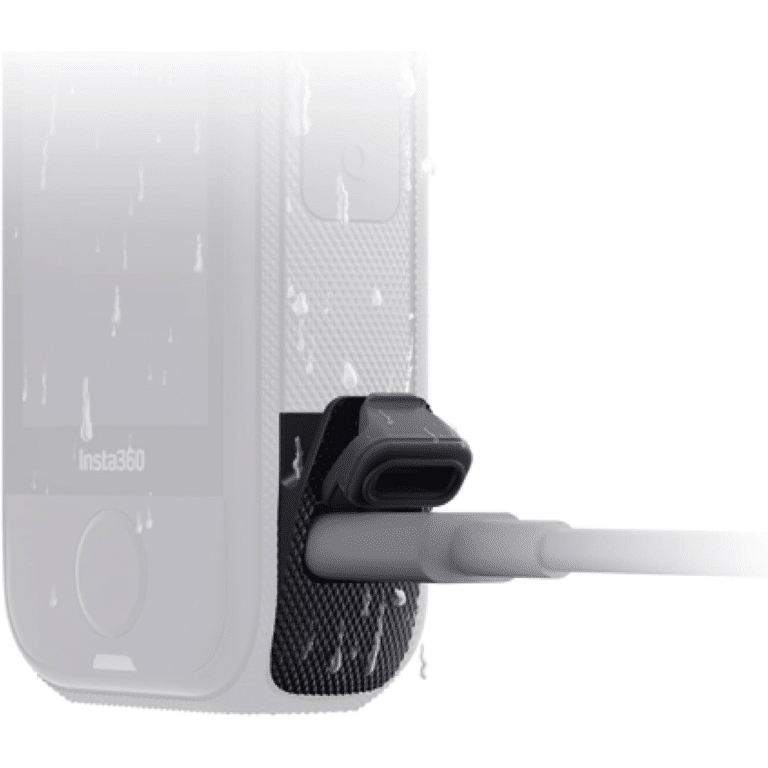 Insta360 Insta360 AC CINSBAFC X4 Air USB Cover Black Retail AC 302488 CINSBAFC