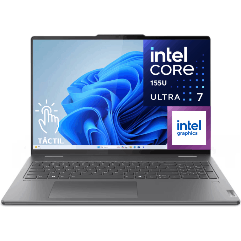 Laptop Lenovo Yoga 7i 2-in-1 16" 2k Touchscreen Intel Core Ultra 7 155u Ram 16gb Memory 1tb Ssd Storm Grey Ingles Windows 11 Home - 83dl0002us