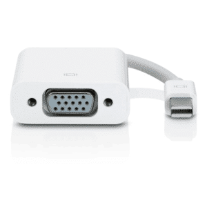 Apple Mini Display Port To Vga Adapter - New Factory Sealed - 1 Year Manufacturer Warranty - MB572Z/B