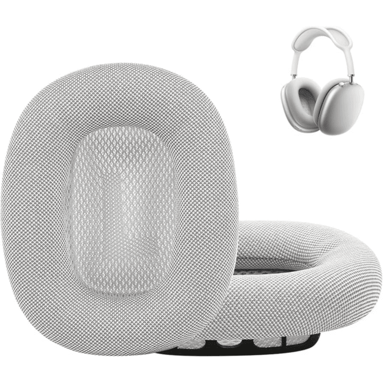Apple Airpods Max Ear Cushions - Silver - New Factory Sealed - 1 Year Manufacturer Warranty - MJ0E3ZM/A