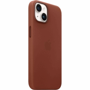 Apple Iphone 14 Plus Leather Case W/ Magsafe Umber - New Factory Sealed - 1 Year Manufacturer Warranty - MPPD3FE/A