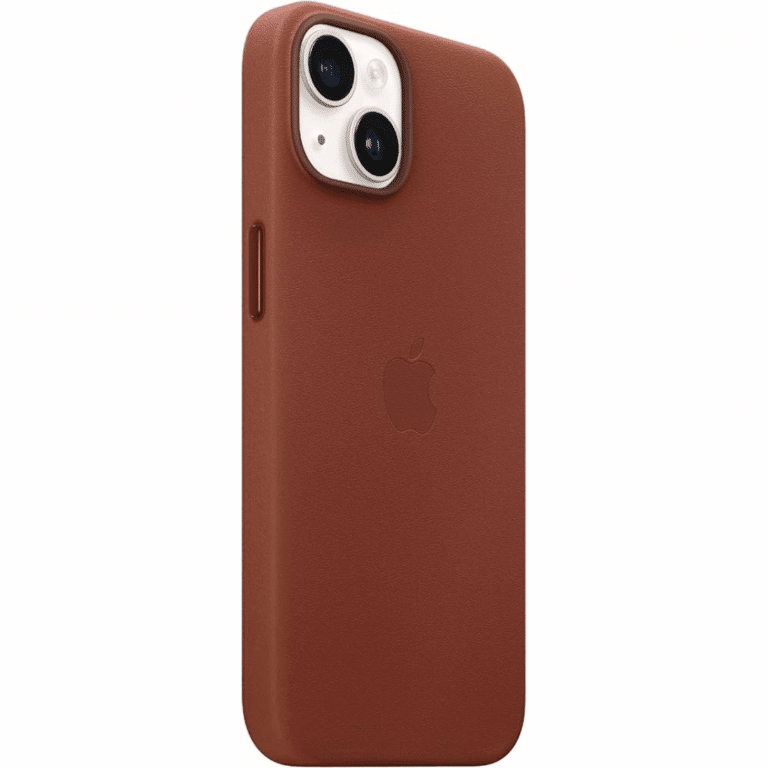 Apple Iphone 14 Plus Leather Case W/ Magsafe Umber - New Factory Sealed - 1 Year Manufacturer Warranty - MPPD3FE/A
