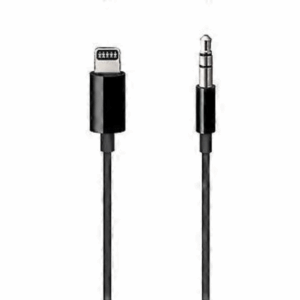 Apple Lightning To 3.5mm Audio Cable 1.2m - Black - New Factory Sealed - 1 Year Manufacturer Warranty - MR2C2AM/A