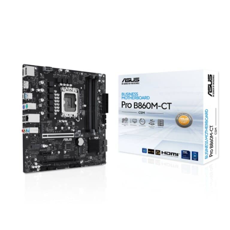 ASUS TeK ASUS Motherboard PRO B860M-CT-CSM B860 LGA1851 256GB DDR5 micro-ATX Retail MB 299990 PRO B860M-CT-CSM