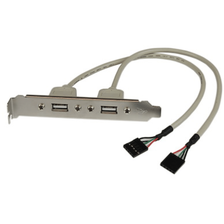 StarTech.com StarTech Accessory USBPLATE 2 Port USB A Female Slot Plate Adapter Retail AC 81650 USBPLATE