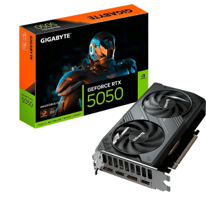 Video Gigabyte Geforce Rtx-5050 Windforce Oc 8gb-gddr6 128bit 2hdmi 2dp 2vent  Pciex5.0 - Tarjetas De Videos - GV-N5050WF2OC-8GD