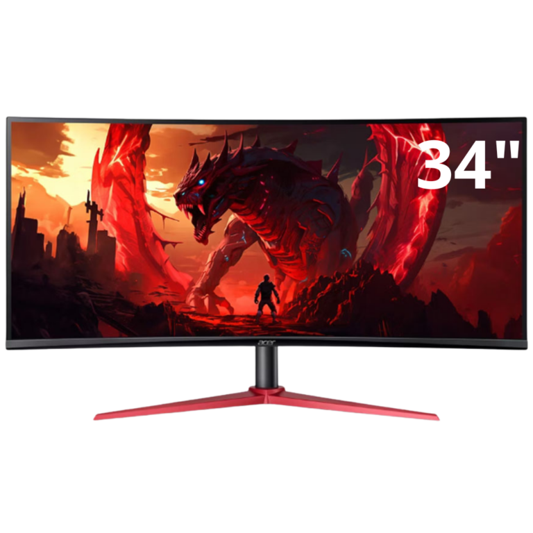 Acer Nitro Xz342cu V 34″ Ultra-wide 3440 × 1440 (uw-qhd) 180 Hz - New Factory Sealed - 1 Year Manufacturer Warranty - UM.CX2AA.V01