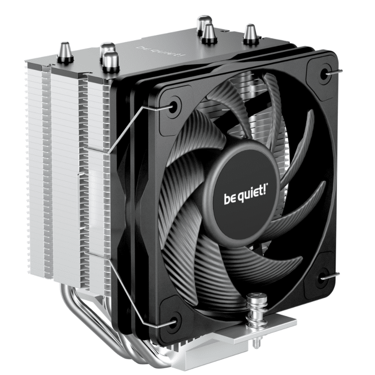 be quiet! be quiet! Fan BK047 Pure Rock Slim 3 4-pin PWM Silver Retail FN 300278 BK047