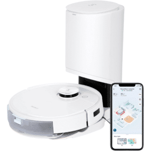 Ecovacs Deebot Teo+ Robot Vacuum And Mop Combo White : With Auto-empty Station - New Factory Sealed - Balance of Manufacturer Warranty - 850035395479