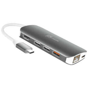 j5create j5create Accessory JCD383 USB-C Multi Adapter 9 Functions in 1 Retail AC 302102 JCD383