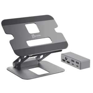 j5create j5create Accessory JTS427 Aluminum Multi-Angle Dual-HDMI Docking Stand Retail AC 302100 JTS427