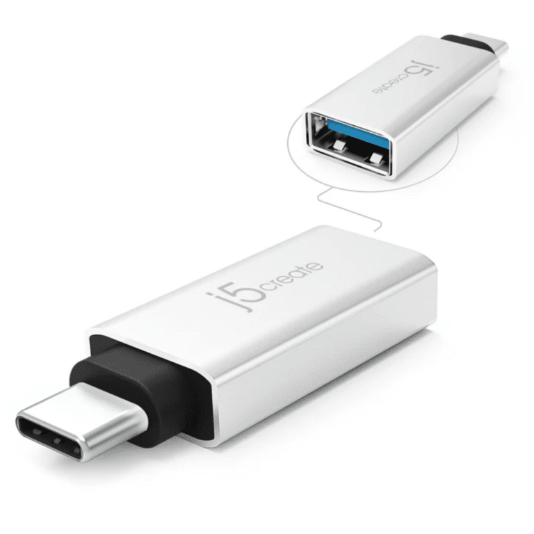 j5create j5create Accessory JUCX15 USB-C to USB Type-A 3.1 Adapter Aluminum Retail AC 302138 JUCX15
