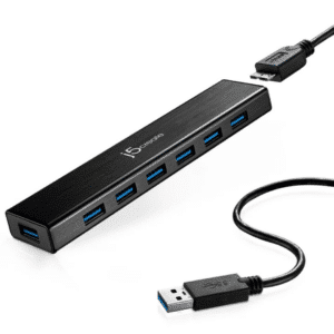 j5create j5create Accessory JUH377 USB3.0 7-Port HUB Retail AC 302148 JUH377