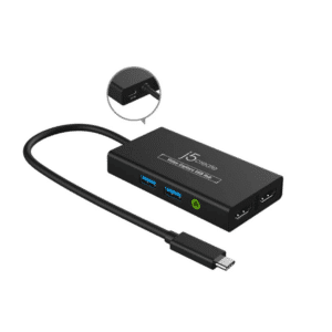 j5create j5create Accessory JVA01 Video Capture USB Hub Black Retail AC 302150 JVA01