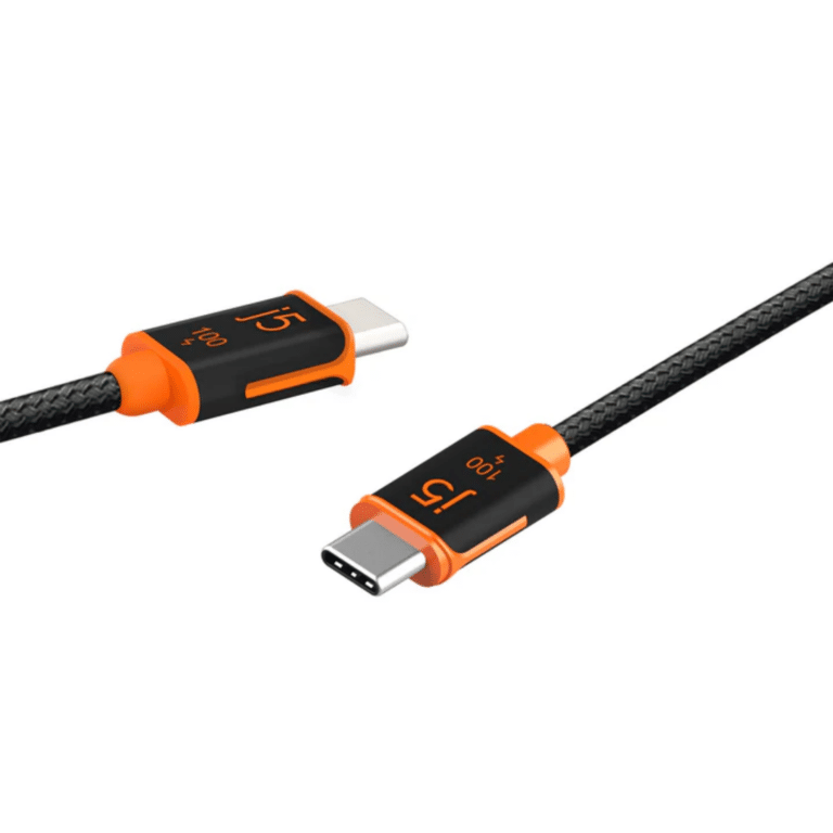 j5create j5create CB JUCX25L18 USB-C 100W Sync & Charge Cable Retail CB 302166 JUCX25L18
