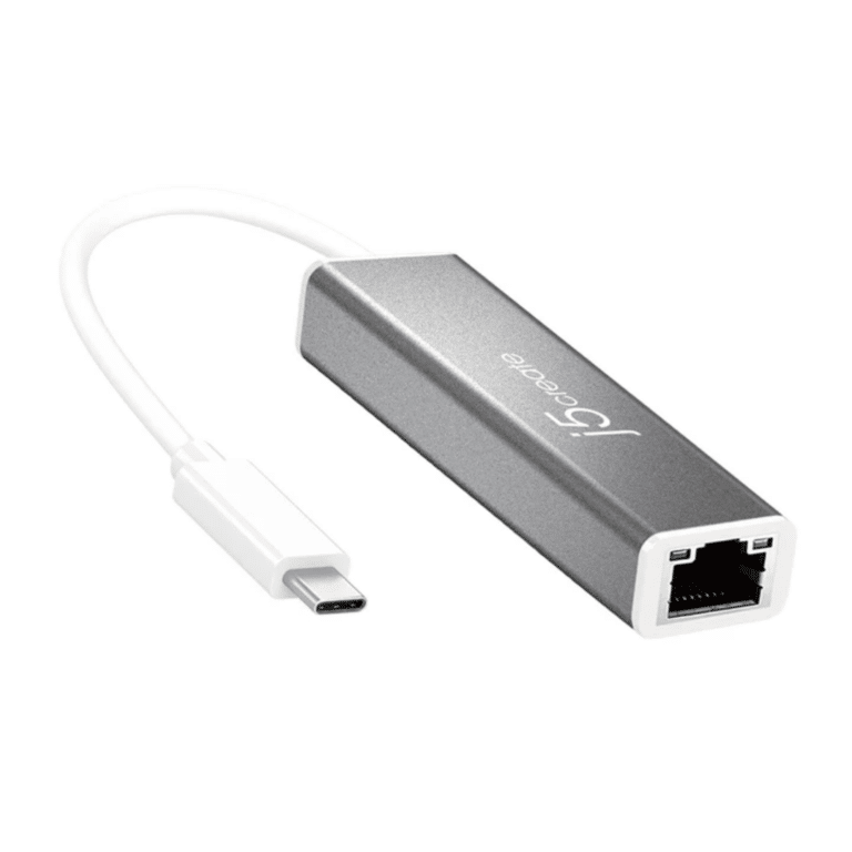 j5create j5create Network JCE133G USB-C to Gigabit Ethernet Adapter Retail NT 302099 JCE133G