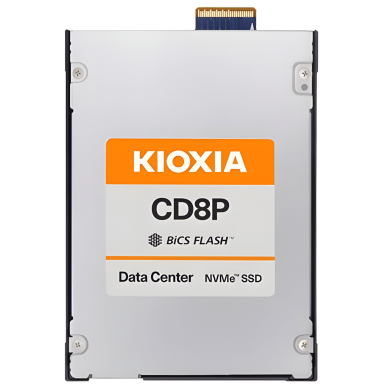 KIOXIA CD8P-R Series (E3.S) KCD8DPJE7T68 7.68TB Nvme Pcie 5x4 SSD - SSD - CD8P1SE7E6 - KIOXIA - KCD8DPJE7T68