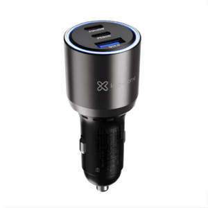 Klip Xtreme KCC-140 - Car power adapter - 140 Watt - 2 x 24 pin USB-C / 9 pin USB Type A - Cellular phone / Tablet - Car - Para Smartphones, tablets, small devices - Celulares - Baterías y Cargadores - KCC-140