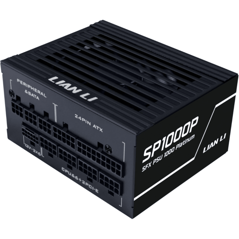 Lian-Li Lian-Li PS SP1000P.B 1000W 80+ Platinum Full modular SFX APFC Black Retail PS 301774 SP1000P.B