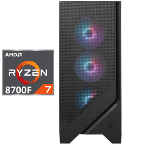 MSI Codex Z2 A8NVM-485US Gaming Desktop Computer - AMD Ryzen 7 8700F - 16 GB - 2 TB SSD - Black | SKU MSI-CDR485 - NB - MSI-CDR485 - MSI - 824142435878 - CODZ2A8NVM485