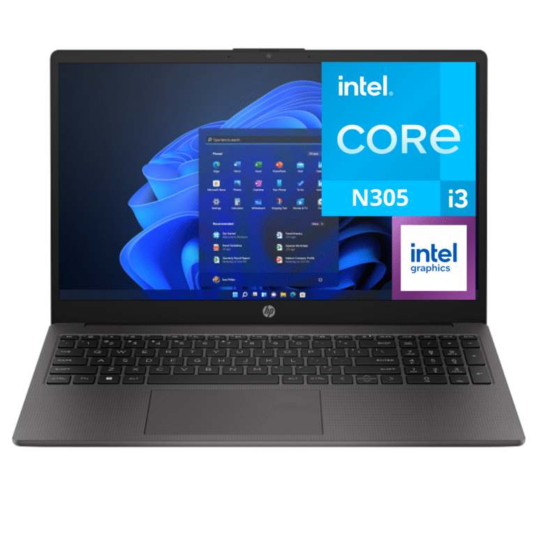 Laptop Hp 250 G10 Intel I3-n305 Ram 8gb Ddr4 Ssd 512gb M.2 15.6” Hdmi 2usb-a Usb-c W11-h Gray – B83u7at#abm
