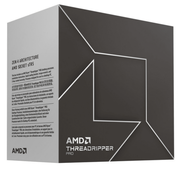 AMD Ryzen Threadripper 9960X 24-Cores - 128 MB L3 Cache - 24 MB L2 Cache - 1.88 MB L1 Cache - 64-bit Processing - 5.40 GHz Overclocking Speed - 4 nm - Socket sTR5 No Graphics - 350 W - 48 Threads - AMD - Processor - 0454 - A300-VK5074 - VK5074 - 0730143317580 - 100-100001595WOF