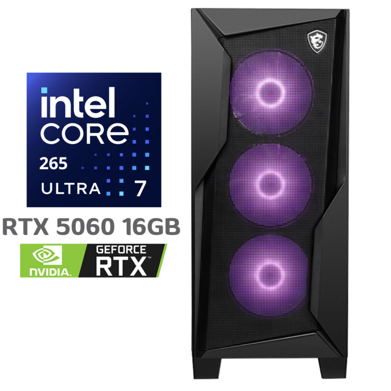 MSI Codex R2 AI B2NVL7-444US Gaming Desktop Computer - Intel Core Ultra 7 265 - 32 GB - 1 TB SSD | SKU MSI-CDR744 - NB - MSI-CDR744 - MSI - 824142429662 - CODR2AIB2NVL7444