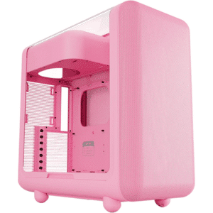 HYTE HYTE CS CS-HYTE-X50G-SM X50 Mid-Tower ATX Acoustic Glass STRAWBERRY MILK CS 300086 CS-HYTE-X50G-SM