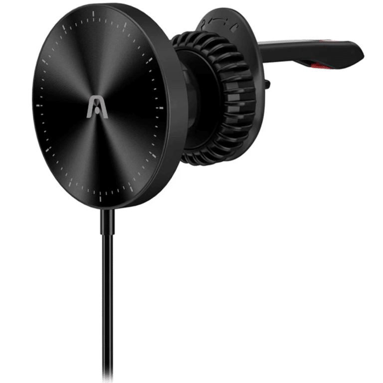 Car Mount Argom Wireless Fast Charger Magnetic M4 Negro - Accesorios - ARG-AC-0164BK