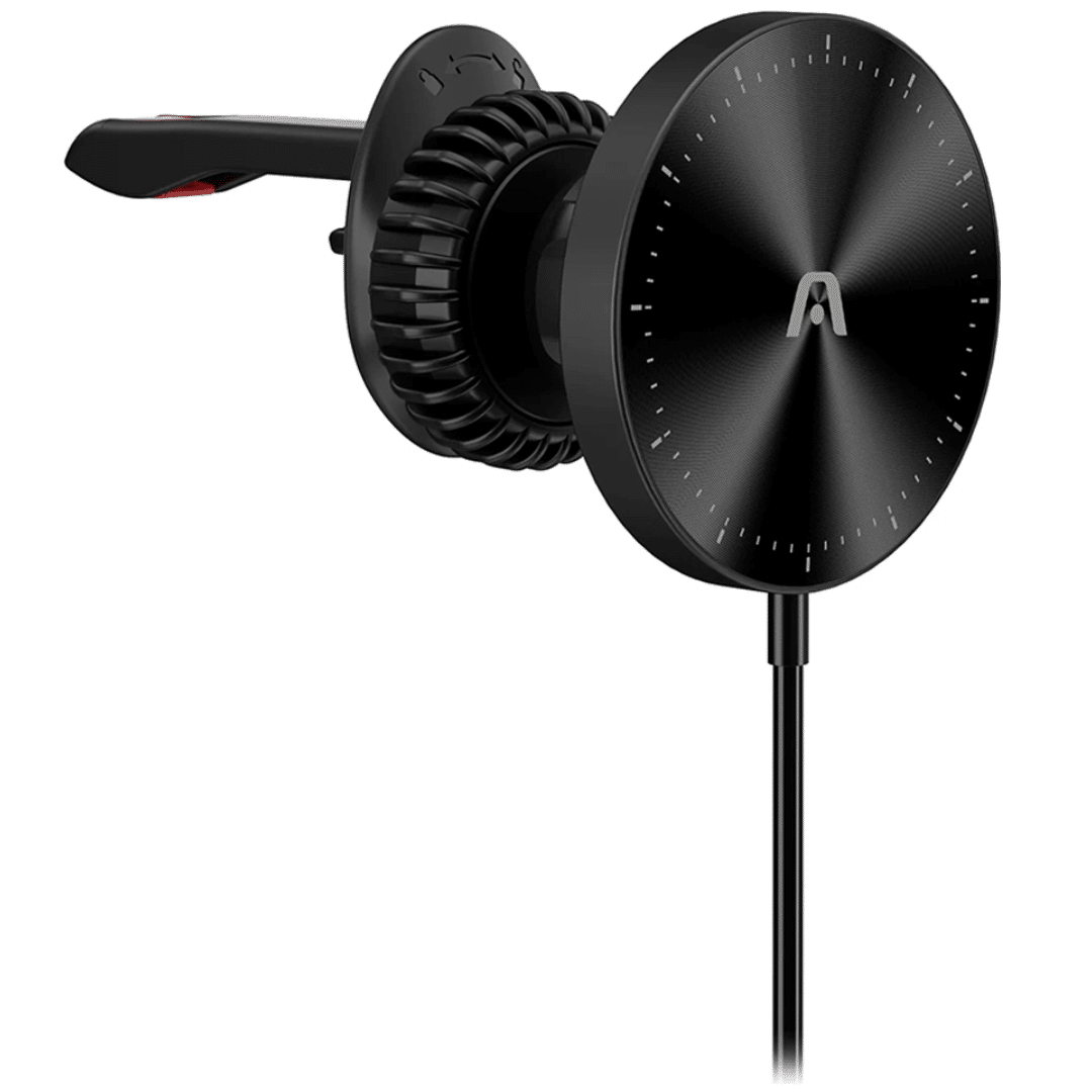 Car Mount Argom Wireless Fast Charger Magnetic M4 Negro - Accesorios - ARG-AC-0164BK (2)