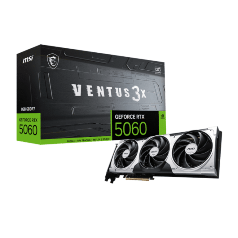 Geforce RTX 5060 8G VENTUS 3X OC - Focus - G5060-8V3C - 824142423776 - G5060-8V3C - MSI