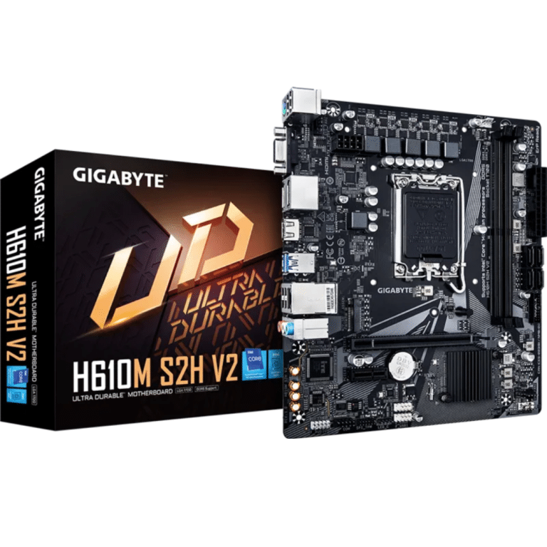 Gigabyte Gigabyte MB H610M S2H V2 H610 LGA1700 Max128GB DDR5 Micro ATX Retail MB 296584 H610M S2H V2