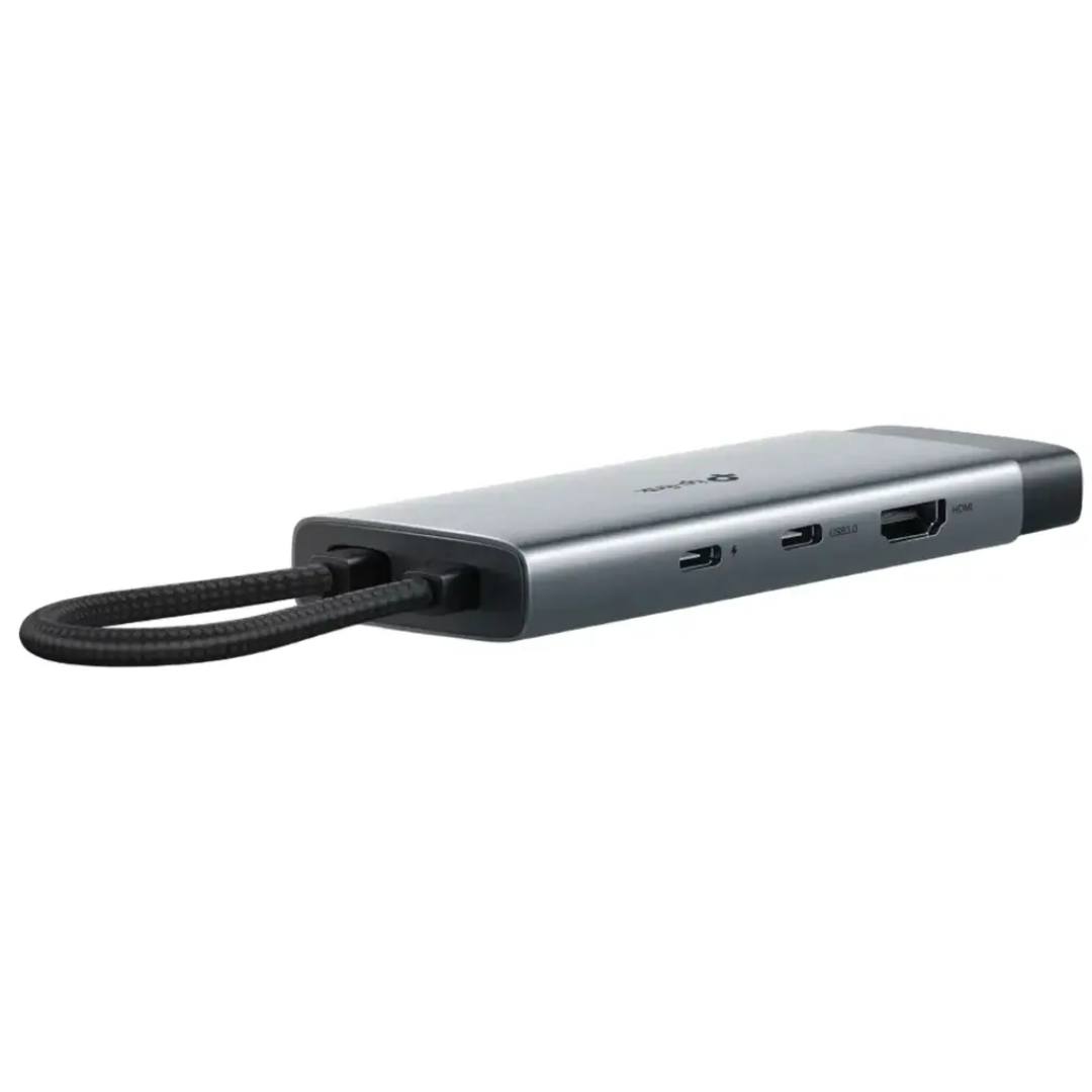 Hub Tp-link Usb Tipo-c 7 In 1 Con Puerto Hdmi 4k 60hz Sd Microsd Fast Charge Silver - Accesorios - UH7020C (4)